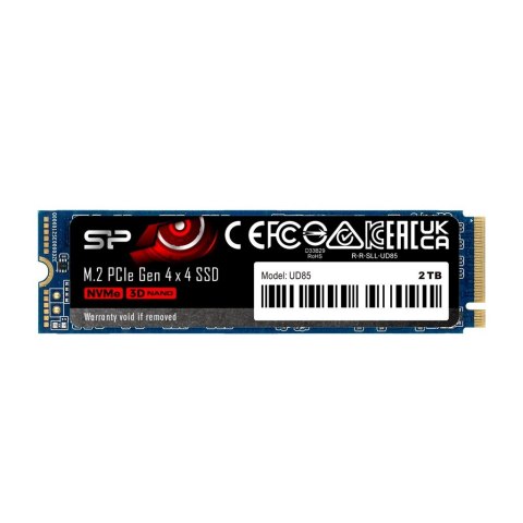 Silicon Power Dysk SSD Silicon Power UD85 250GB M.2 PCIe NVMe Gen4x4 NVMe 1.4 3300/1300 MB/s