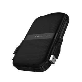Silicon Power Dysk zewnętrzny HDD Silicon Power Armor A60 (1TB; 2.5"; USB 3.2; 5400 obr/min; Black; SP010TBPHDA60S3A)