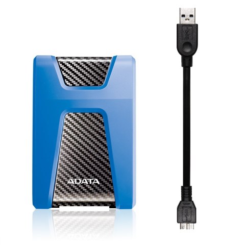 ADATA Dysk zewnętrzny HDD ADATA HD650 (1TB; 2.5"; USB 3.2; niebieski)