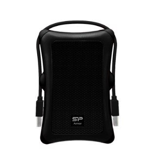 Silicon Power Dysk zewnętrzny HDD Silicon Power Armor A30 (1TB; 2.5"; USB 3.2; 5400 obr/min; Black; SP010TBPHDA30S3A)