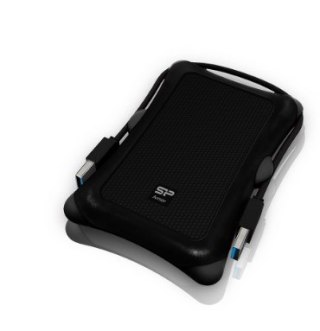 Silicon Power Dysk zewnętrzny HDD Silicon Power Armor A30 (1TB; 2.5"; USB 3.2; 5400 obr/min; Black; SP010TBPHDA30S3A)