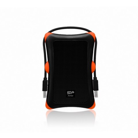 Silicon Power Dysk zewnętrzny HDD Silicon Power Armor A30 (2TB; 2.5"; USB 3.2; 5400 obr/min; Orange-Black; SP020TBPHDA30S3K)