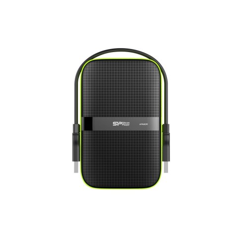 Silicon Power Dysk zewnętrzny HDD Silicon Power Armor A60 (5TB; 2.5"; USB 3.2; 5400 obr/min; Green-Black; SP050TBPHDA60S3K)