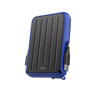 Silicon Power Dysk zewnętrzny HDD Silicon Power Armor A66 (4TB; 2,5"; USB 3.2; Blue; SP040TBPHD66LS3B)