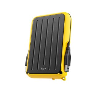 Silicon Power Dysk zewnętrzny HDD Silicon Power Armor A66 (5TB; 2,5"; USB 3.2 Yellow; SP050TBPHD66LS3Y)