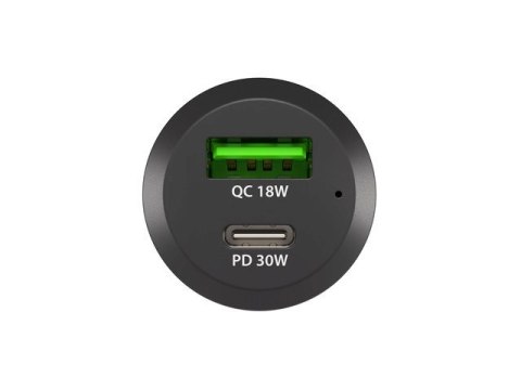 NATEC NATEC ŁADOWARKA SAMOCHODOWA CONEY 1X USB 1X USB-C PD 3.0 48W QC3.0 NUC-1980