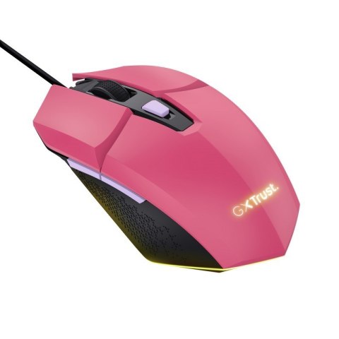 Trust Mysz gamingowa TRUST FELOX GAMING GXT109P Różowa