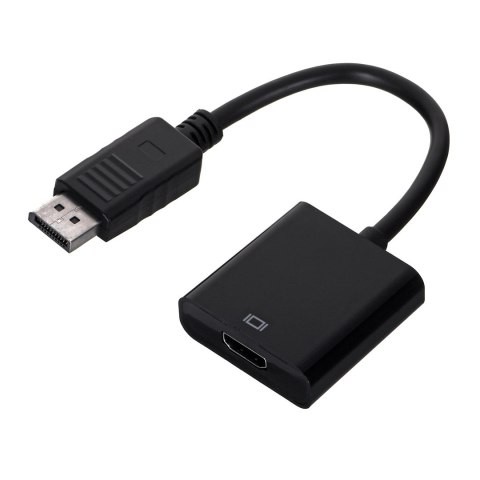 GEMBIRD Adapter GEMBIRD A-DPM-HDMIF-002 (DisplayPort M - HDMI F; 0,10m; kolor czarny)