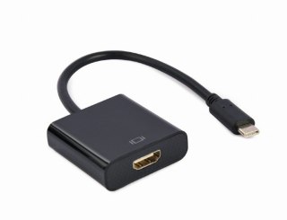 GEMBIRD GEMBIRD ADAPTER NA KABLU USB TYP-C DO HDMI 4K 60HZ, 15CM, CZARNY