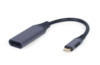 GEMBIRD GEMBIRD ADAPTER Z USB TYPE-C DO DISPLAYPORT NA KABLU SZARY