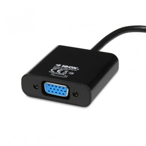 IBOX Adapter IBOX IAHV01 (HDMI M - D-Sub (VGA) F; 1m; kolor czarny)