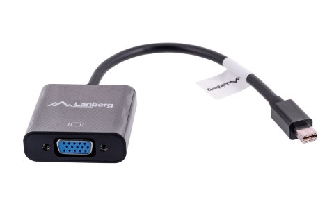 Lanberg Adapter Lanberg AD-0006-BK (Mini DisplayPort M - D-Sub (VGA) F; 0,20m; kolor czarny)
