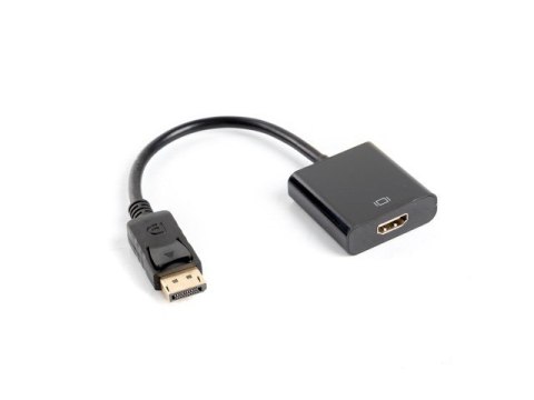 Lanberg Adapter Lanberg AD-0009-BK (DisplayPort M - HDMI F; 0,10m; kolor czarny)