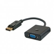 SAVIO Adapter SAVIO CL-90 (DisplayPort M - D-Sub (VGA) F; 0,20m; kolor czarny)