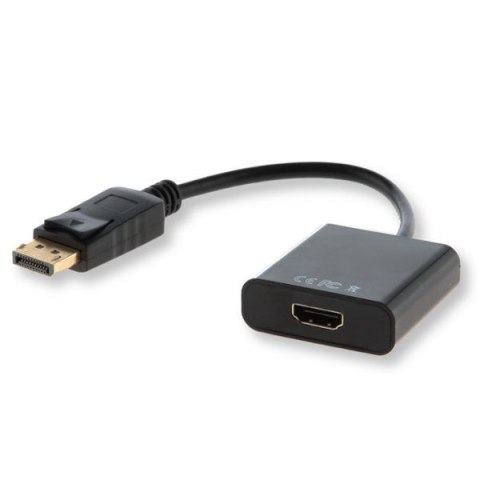 SAVIO Adapter SAVIO cl-55 (HDMI F - DisplayPort M; 0,10m; kolor czarny)