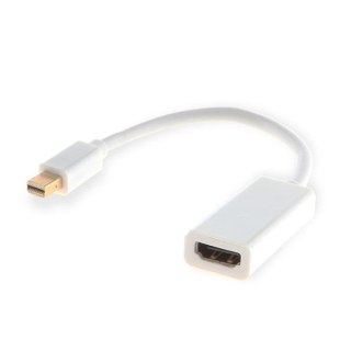 SAVIO Adapter SAVIO cl-57 (Mini DisplayPort M - HDMI F; 0,10m; kolor biały)