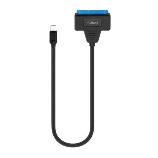 SAVIO SAVIO ADAPTER USB-C 3.1 GEN 1 (M) - SATA (F) DO DYSKÓW 2.5" AK-69