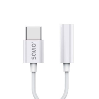 SAVIO SAVIO ADAPTER USB-C - MINI JACK 3,5 MM (F) AK-51