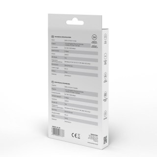 SAVIO SAVIO AK-58 3-PORTOWY HUB USB-A Z ADAPTEREM RJ-45