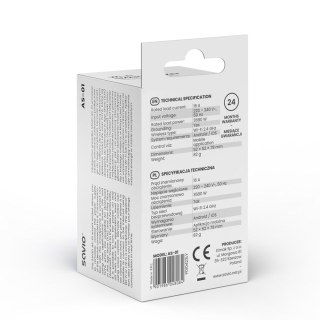 SAVIO SAVIO INTELIGENTNE GNIAZDKO WI-FI, 16A, TIMER, POMIAR ZUŻYCIA ENERGII, AS-01