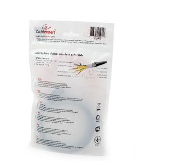 GEMBIRD Kabel GEMBIRD CC-DP2-6 (DisplayPort M - DisplayPort M; 1,8m; kolor czarny)