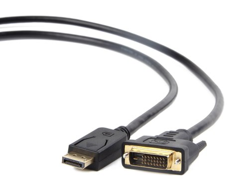 GEMBIRD Kabel GEMBIRD CC-DPM-DVIM-6 (DisplayPort M - DVI-D M; 1,8m; kolor czarny)