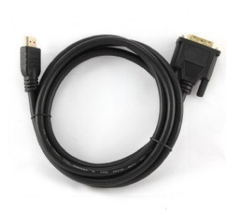 GEMBIRD Kabel GEMBIRD CC-HDMI-DVI-6 (HDMI M - DVI-D M; 1,8m; kolor czarny)