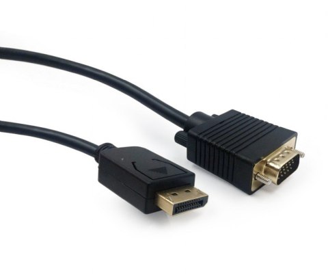 GEMBIRD Kabel GEMBIRD CCP-DPM-VGAM-6 (D-Sub (VGA) M - DisplayPort M; 1,8m; kolor czarny)
