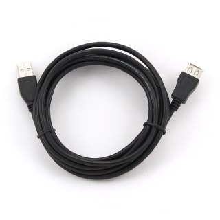 GEMBIRD Kabel GEMBIRD CCP-USB2-AMAF-10 (USB 2.0 typu A F - USB 2.0 typu A M; 3m; kolor czarny)