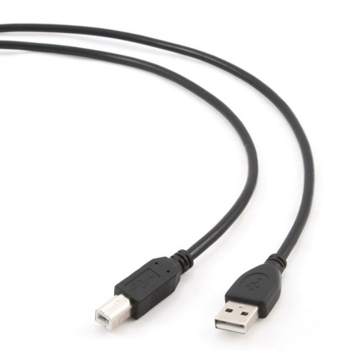 GEMBIRD Kabel GEMBIRD CCP-USB2-AMBM-6 (USB 2.0 typu A M - USB 2.0 typu B M; 1,8m; kolor czarny)