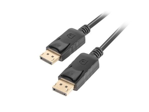 Lanberg Kabel Lanberg CA-DPDP-10CC-0018-BK (DisplayPort Męski - DisplayPort Męski; 1,8m; czarny)