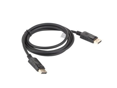 Lanberg Kabel Lanberg CA-DPDP-10CC-0018-BK (DisplayPort Męski - DisplayPort Męski; 1,8m; czarny)