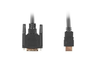Lanberg Kabel Lanberg CA-HDDV-10CC-0018-BK (HDMI M - DVI-D (18+1) M; 1,8m; kolor czarny)