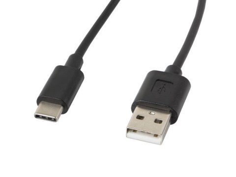 Lanberg Kabel Lanberg CA-USBO-10CC-0018-BK (USB 2.0 typu A M - USB typu C M; 1,8m; kolor czarny)