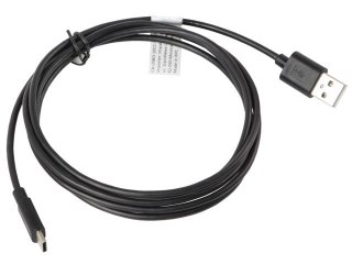 Lanberg Kabel Lanberg CA-USBO-10CC-0018-BK (USB 2.0 typu A M - USB typu C M; 1,8m; kolor czarny)