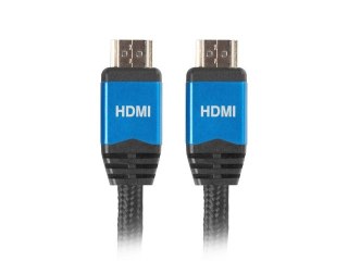 Lanberg Kabel Lanberg Premium CA-HDMI-20CU-0018-BL (HDMI M - HDMI M; 1,8m; kolor czarny)