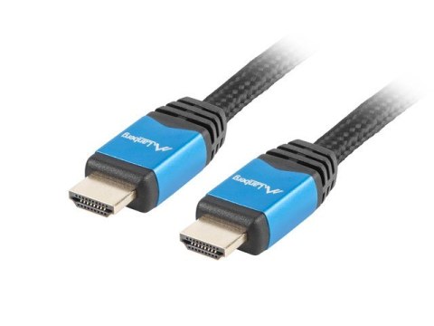 Lanberg Kabel Lanberg Premium CA-HDMI-20CU-0030-BL (HDMI M - HDMI M; 3m; kolor czarny)