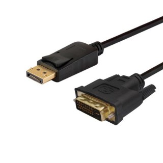 SAVIO Kabel SAVIO CL-106 (DisplayPort M - DVI-D M; 1,8m; kolor czarny)