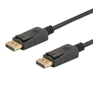 SAVIO Kabel SAVIO CL-137 (DisplayPort M - DisplayPort M; 3m; kolor czarny)