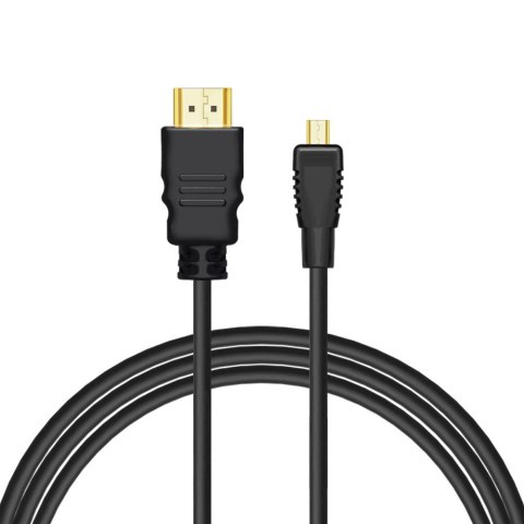 SAVIO Kabel SAVIO cl-39 (HDMI M - Micro HDMI M; 1m; kolor czarny)