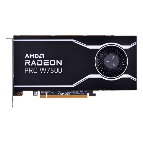 AMD Karta graficzna AMD Radeon Pro W7500 8GB GDDR6, 4x DisplayPort 2.1, 70W, PCI Gen4 x8