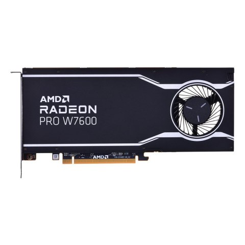 AMD Karta graficzna AMD Radeon Pro W7600 8GB GDDR6, 4x DisplayPort 2.1, 130W, PCI Gen4 x8