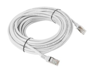 Lanberg Kabel Lanberg PCF5-10CC-1000-S (RJ45 - RJ45 ; 10m; kolor szary)