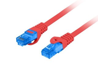 Lanberg LANBERG PATCHCORD S/FTP KAT.6A 1M CZERWONY LSZH CCA (FLUKE PASSED) PCF6A-10CC-0100-R