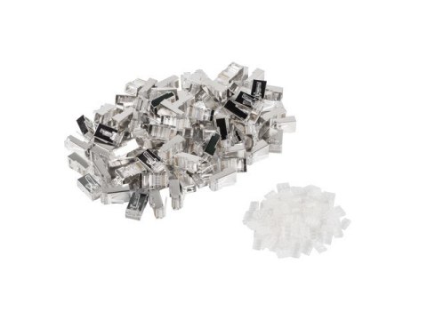 Lanberg LANBERG WTYK SIECIOWY RJ45 (8P8C) KAT.6 FTP (100SZT) Z PROWADNICĄ DO LINKI I DRUTU