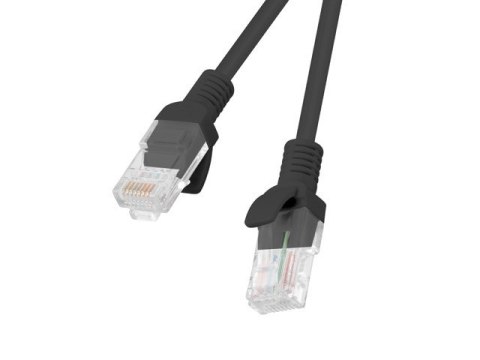 Lanberg Patchcord UTP Lanberg PCU5-10CC-1500-BK (RJ45 - RJ45 ; 15m; UTP; kat. 5e; kolor czarny)