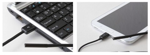 Media tech MEDIA-TECH MOBILE ENDOSCOPE - ENDOSKOP USB, ROZDZIELCZOŚĆ VGA, DŁUGOŚĆ 5M, PODŚWIETLENIE LED, MICROUSB, ANDROID MT4095