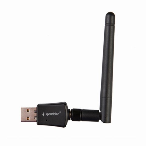 GEMBIRD GEMBIRD BEZPRZEWODOWA KARTA SIECIOWA WIFI USB 300MBPS, ODCZEPIANA ANTENA