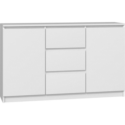 TOP E SHOP KOMODA 2 DRZWI 3 SZUFLADY BIAŁY