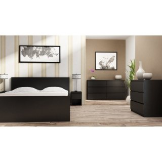 TOP E SHOP M3 MALWA KOMODA 3 SZUFLADY CZARNY